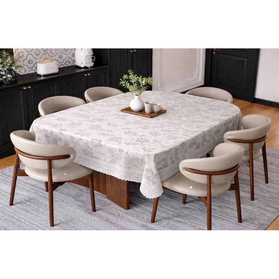 60x90 inch 6 Seater Dining Table Cloth (Glitter)