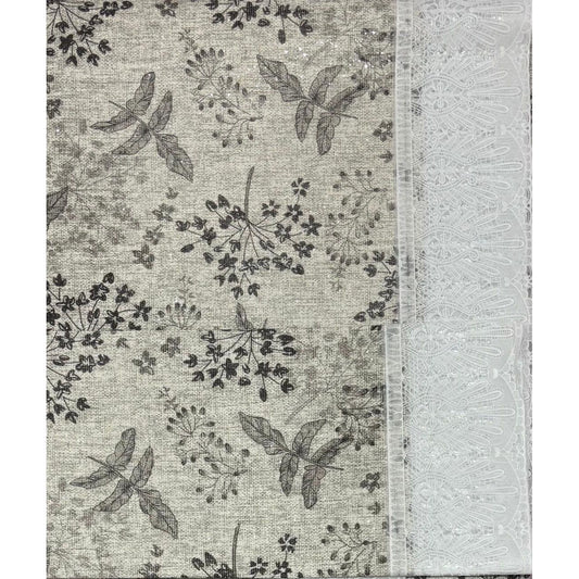 60x40 inch 4-Seater Dining Table Cloth (Glitter)