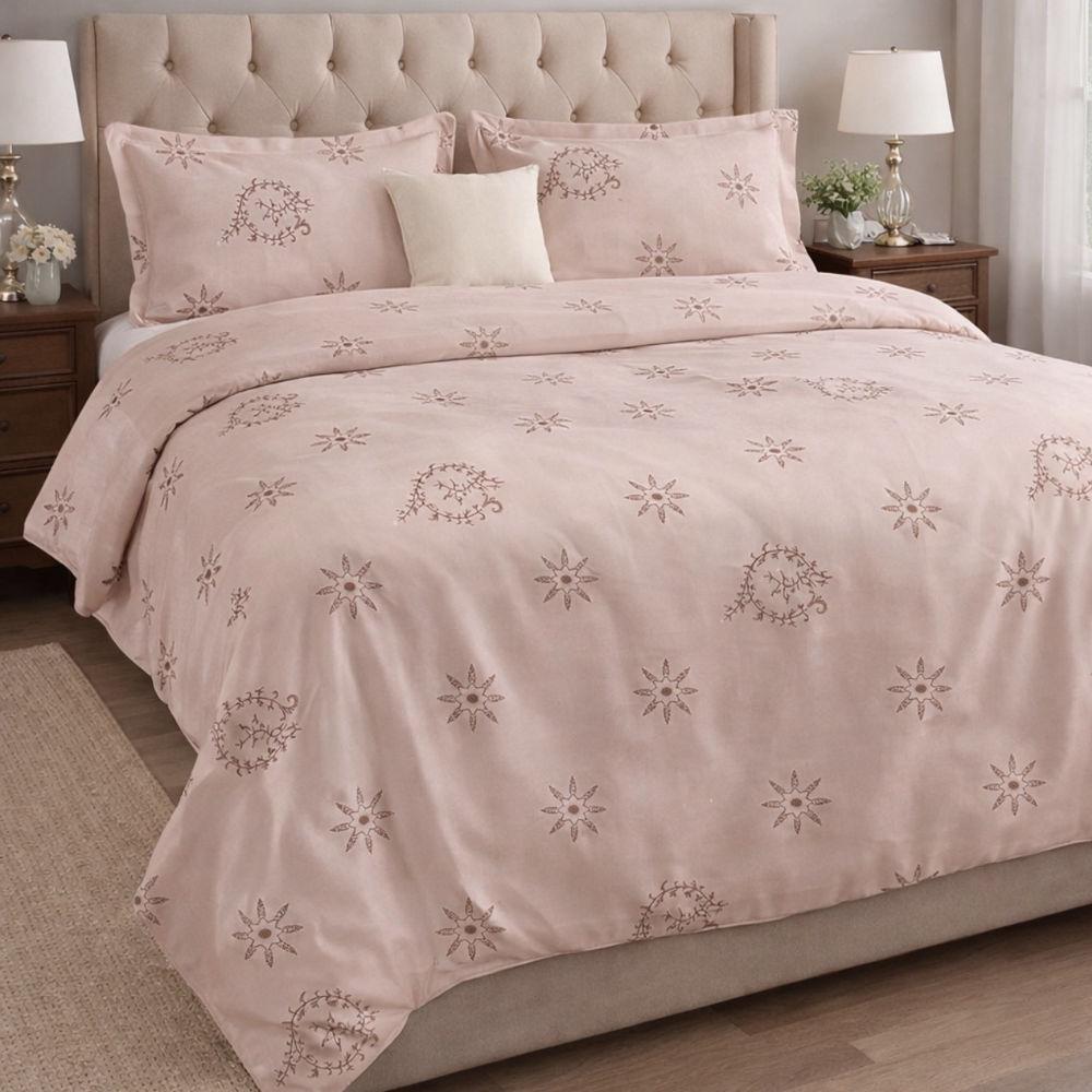Charm King Size Designer Cotton Bed Sheet