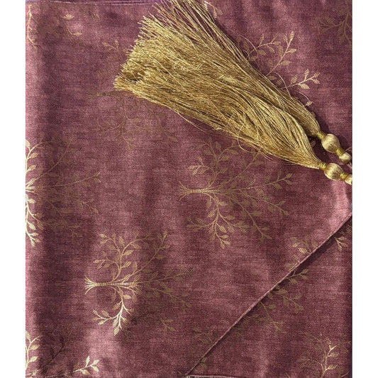Golden Tree Pink Designer Table Runner
