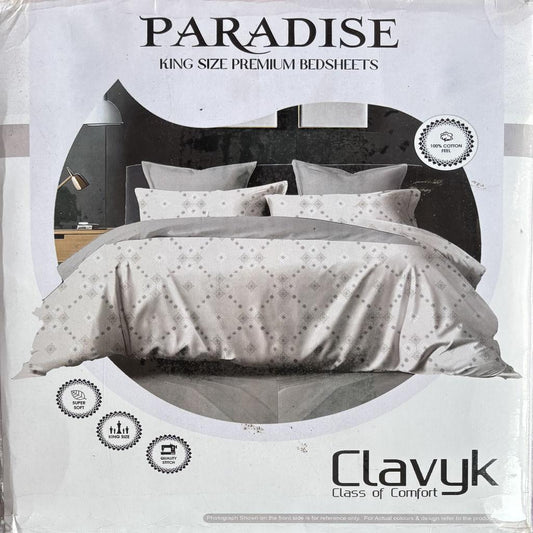 Paradise King Size Premium Cotton Bed Sheet
