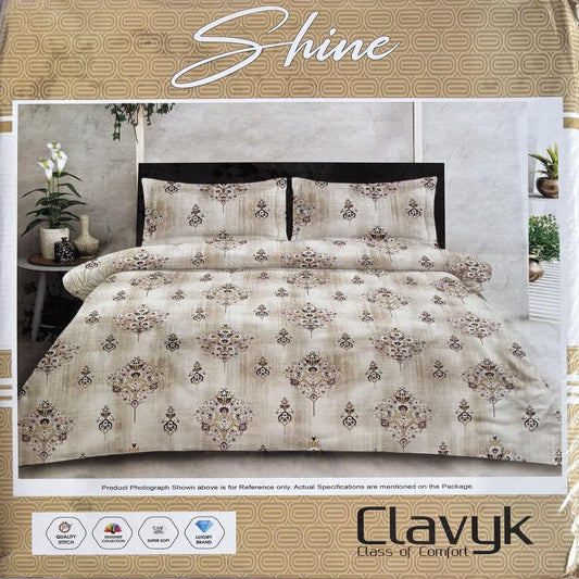 Shine Queen Size Cotton Bed Sheet