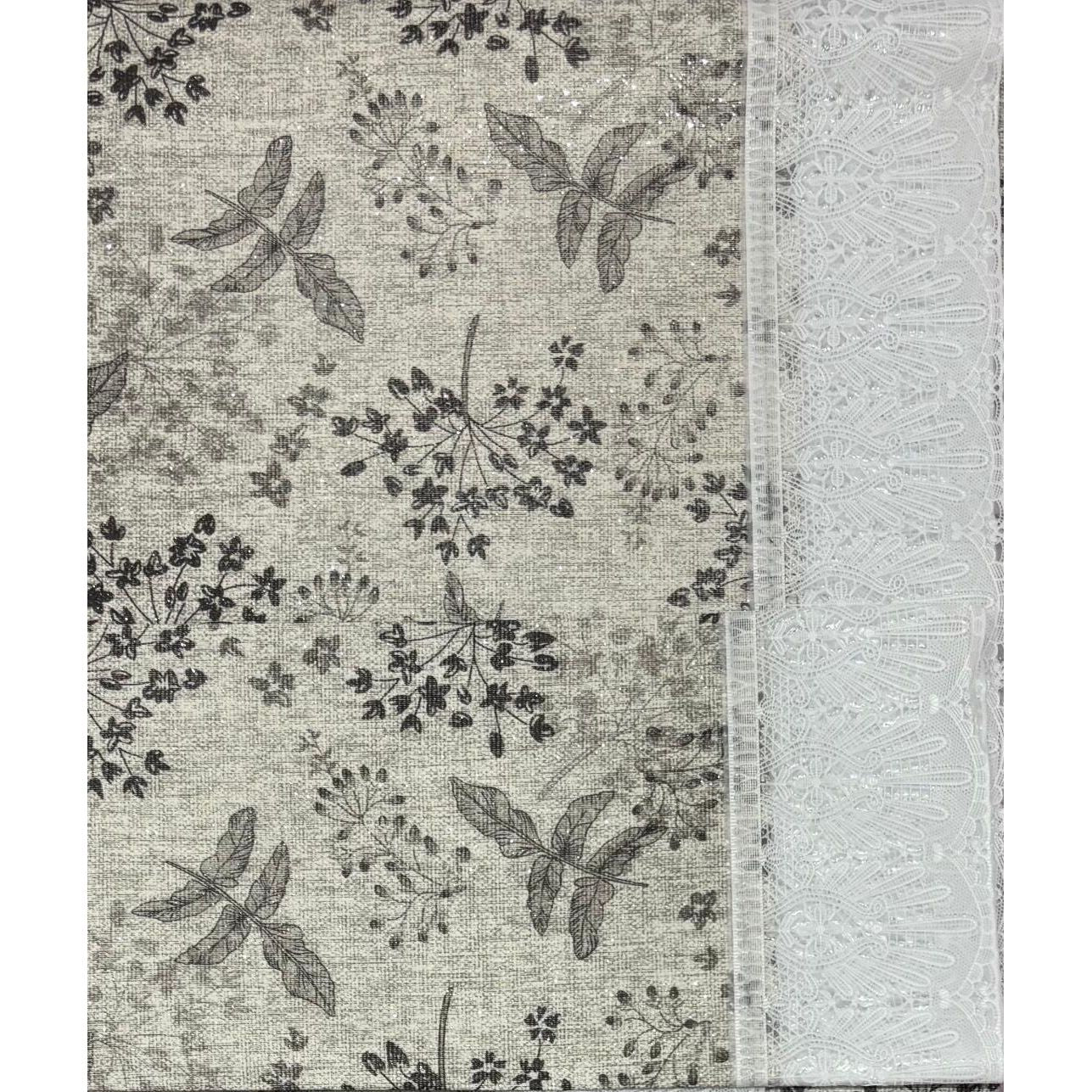 60x40 inch 4-Seater Dining Table Cloth (Glitter)
