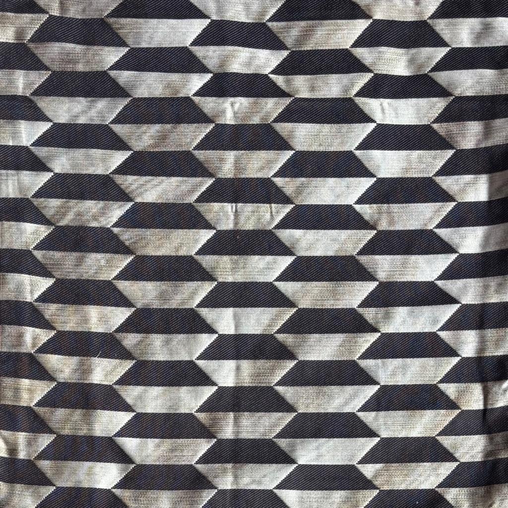Beige and Black double side cushion covers (Set of 2)