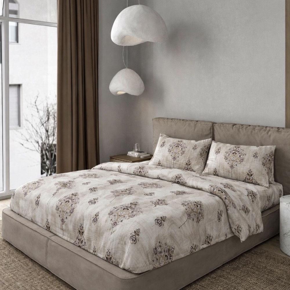 Shine Queen Size Cotton Bed Sheet