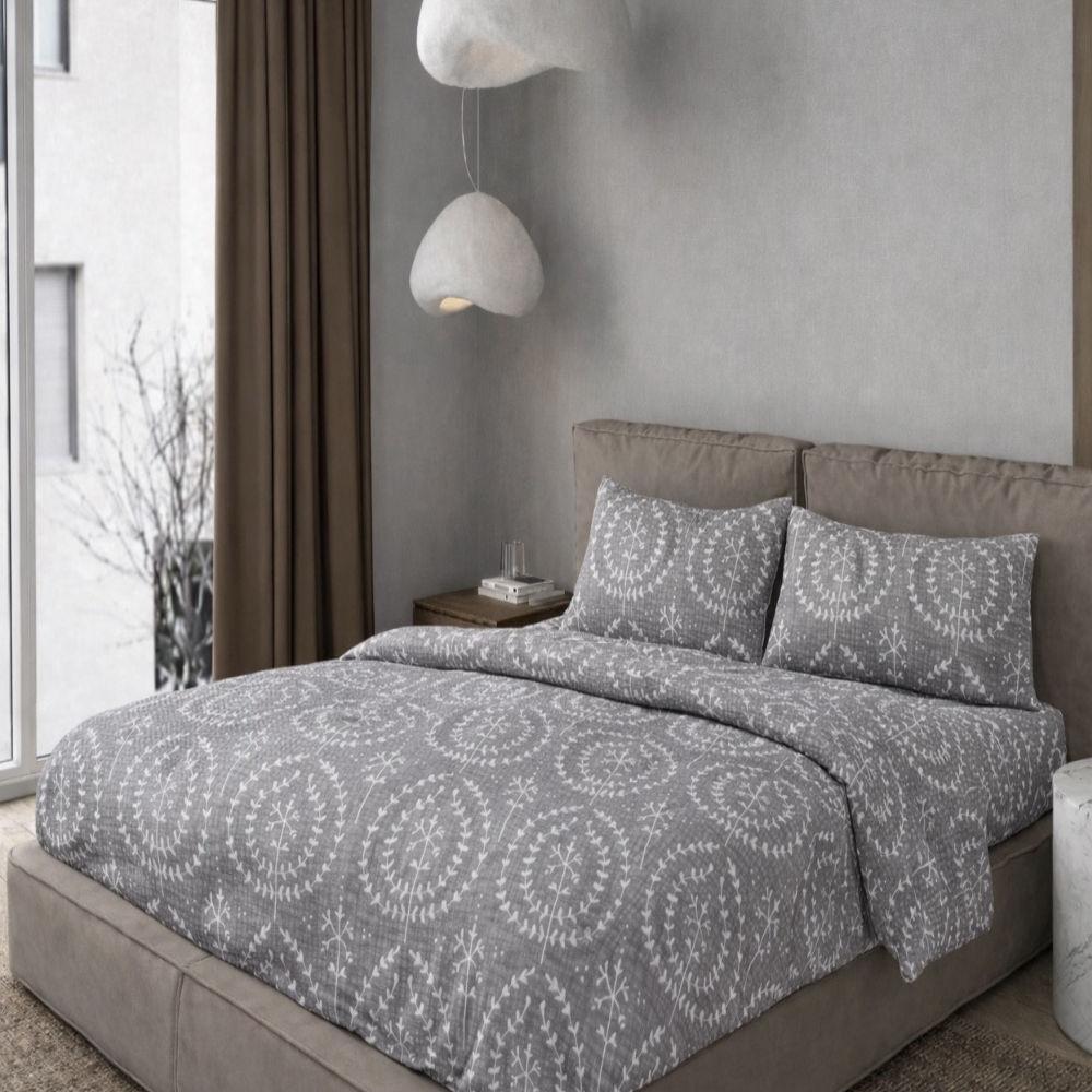 Shine Queen Size Cotton Bed Sheet
