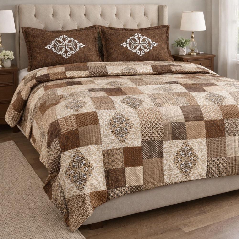Coco Home Bedluxe Queen Size Cotton Bed Sheet (95010-C)