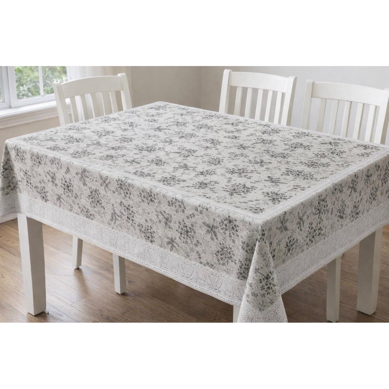 60x40 inch 4-Seater Dining Table Cloth (Glitter)