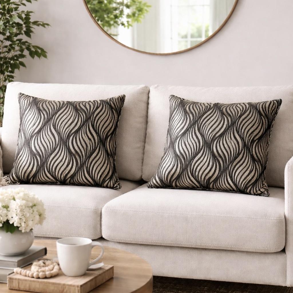 Multi-color double side cushion covers (Set of 2)