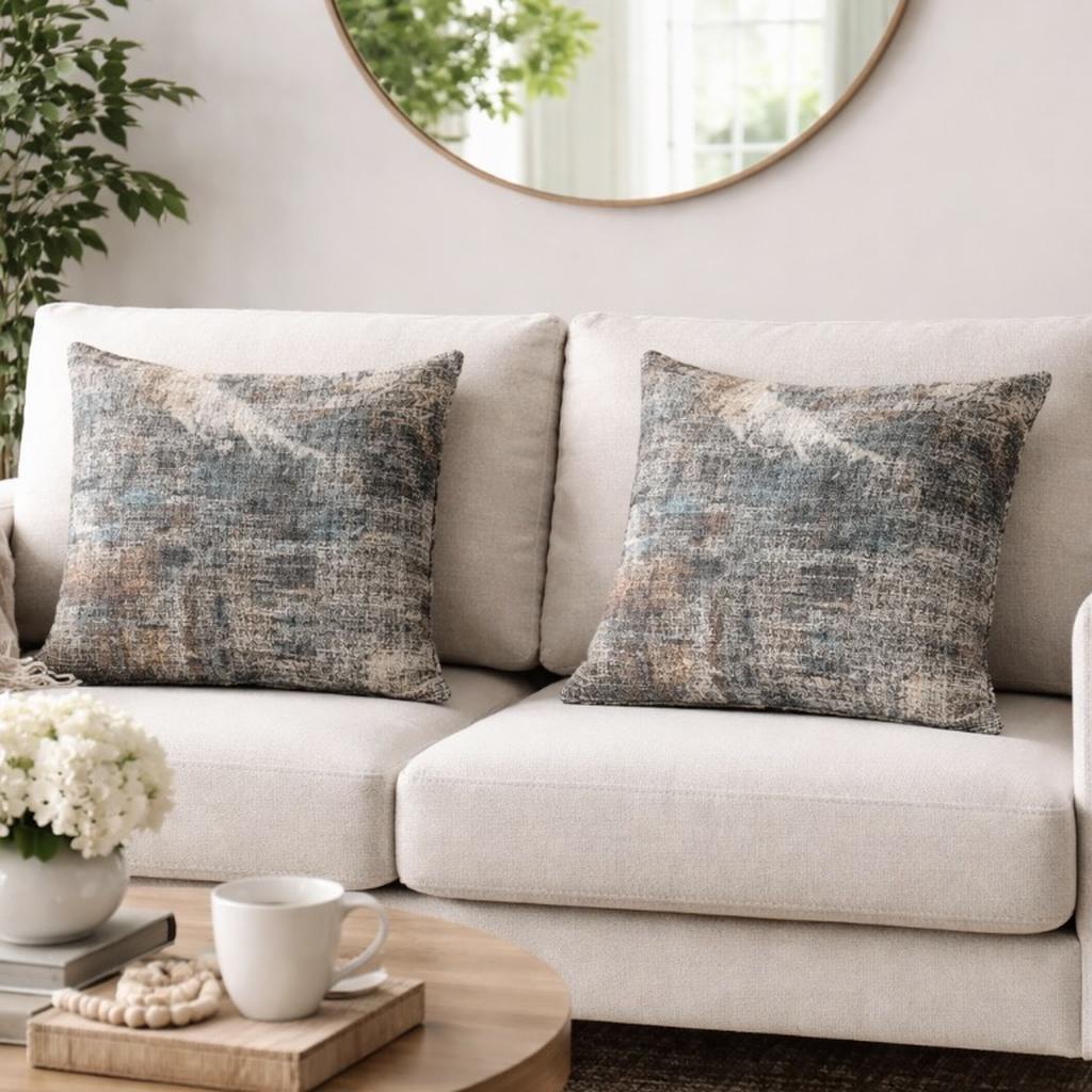Multi-color double side cushion covers (Set of 2)
