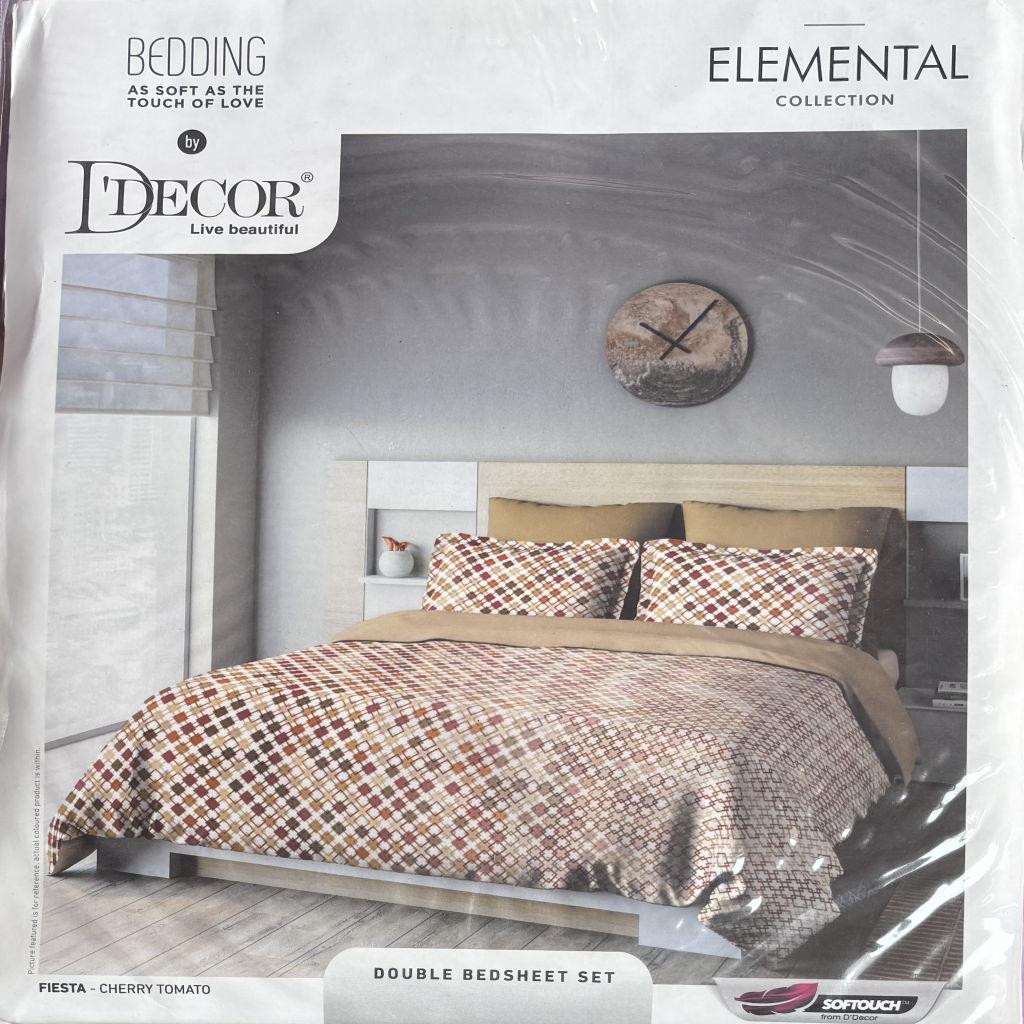 D'Decor Combed Cotton Double Bed Sheet