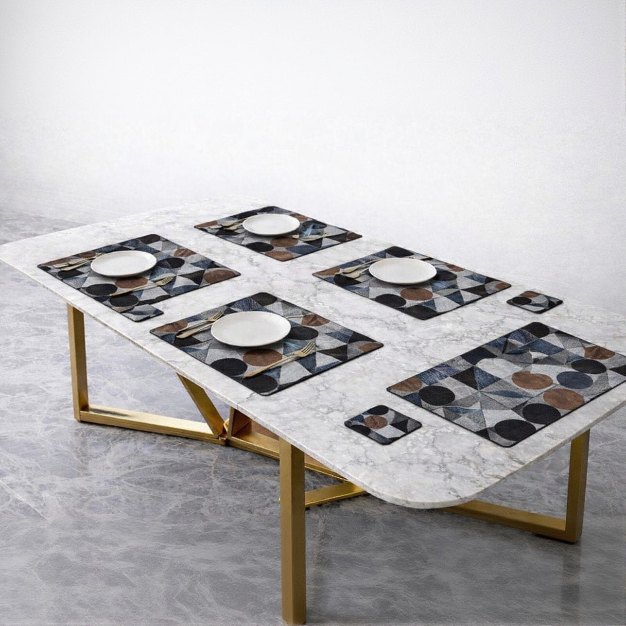 Dual Sided Flora Placemats and Coasters