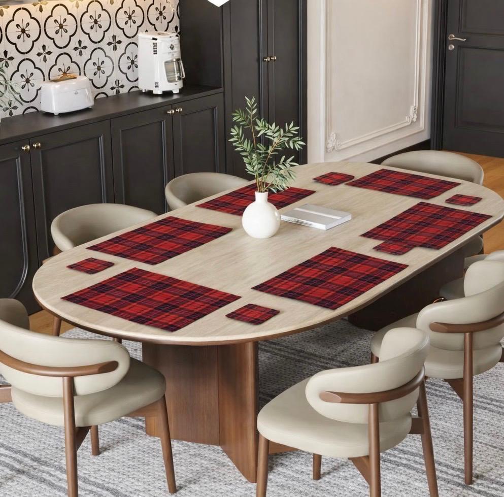 Dual Sided Flora Placemats and Coasters