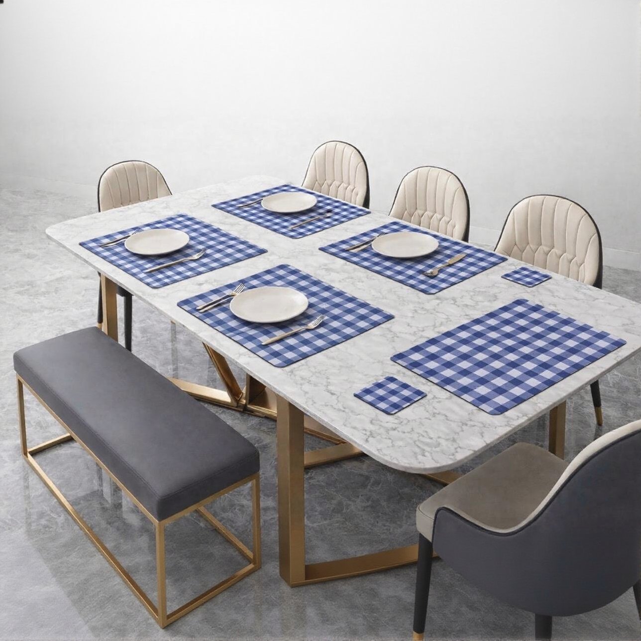 Dual Sided Flora Placemats and Coasters