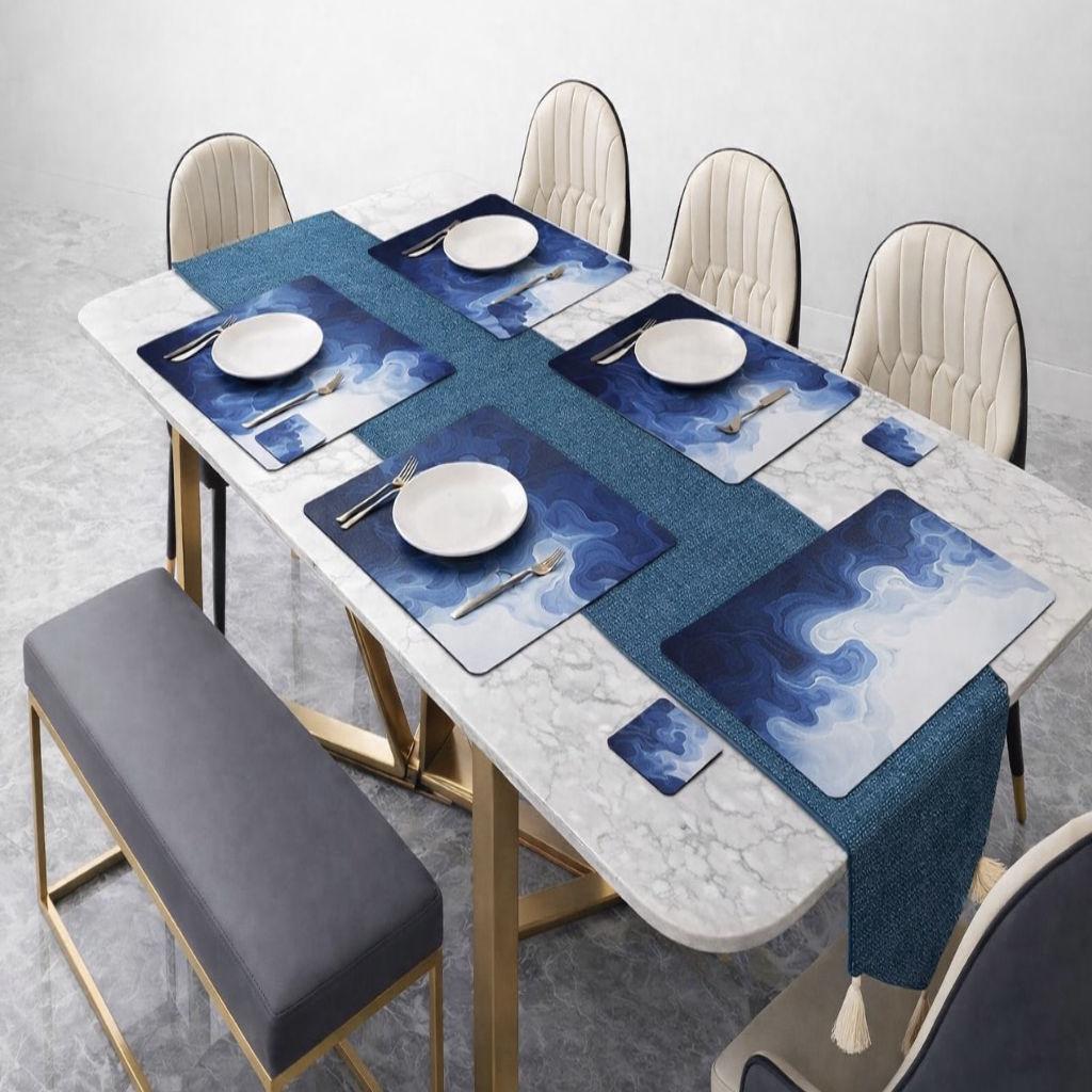 Blue Table Runner